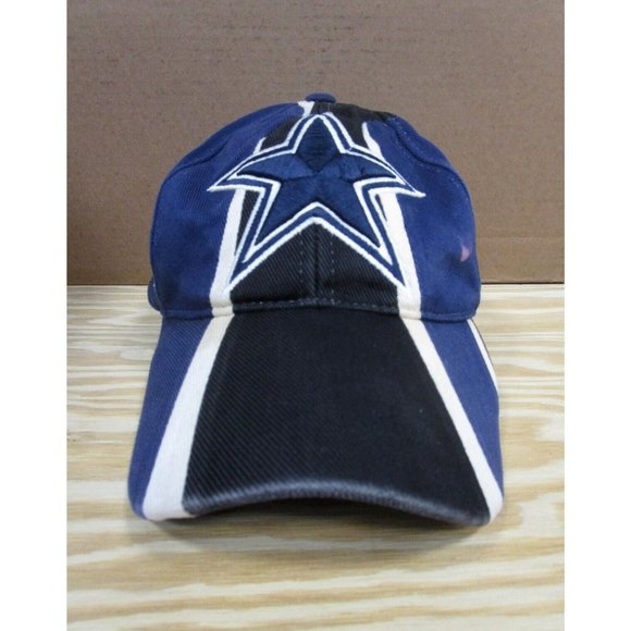 Dallas Cowboys Hat Cap Hook Loop Blue NFL Equipment Reebok One en * - Picture 1 of 10
